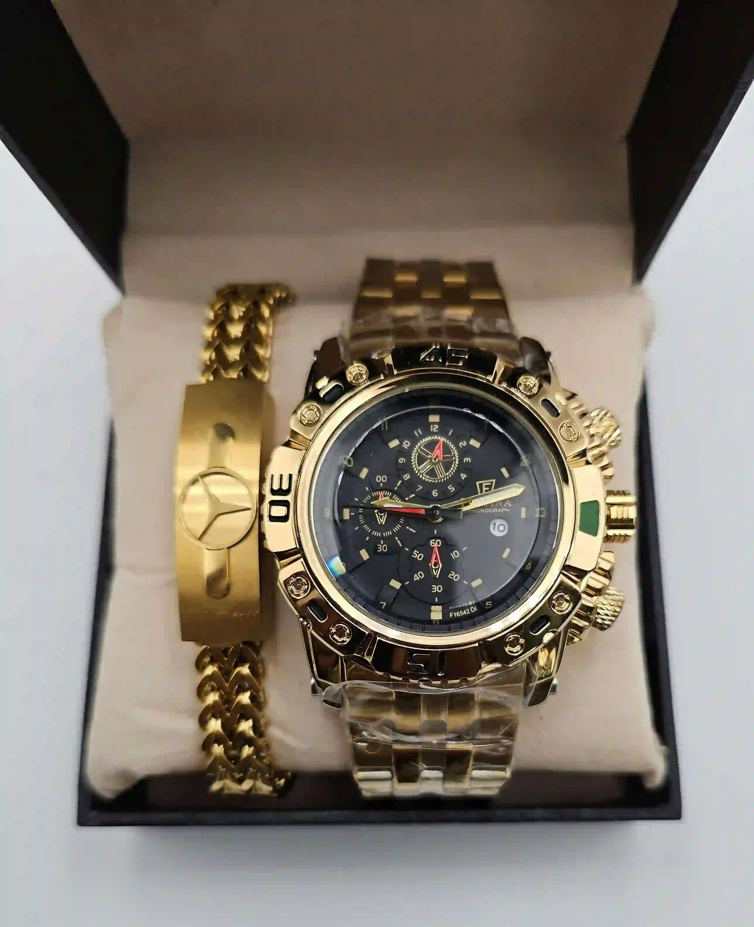 Original FESTINA gold men's wristwatch